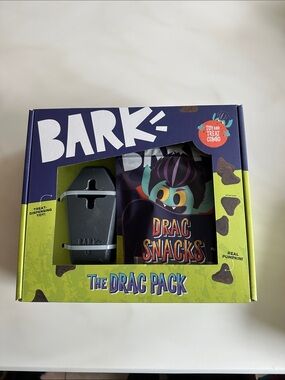 Bark Drac Pack Toy & Treat Combo - Purple & Lime Green